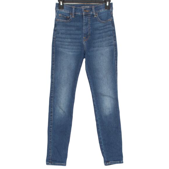 Lucky Brand Womens Jeans Skinny Ankle High Rise Uni Fit Blue Size 2 25-26 EI - Picture 1 of 7